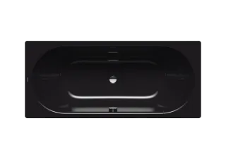 Badewanne CLASSIC DUO, Mod.114 1900x900mm schwarz, mit Griffloch, Perl-Effekt