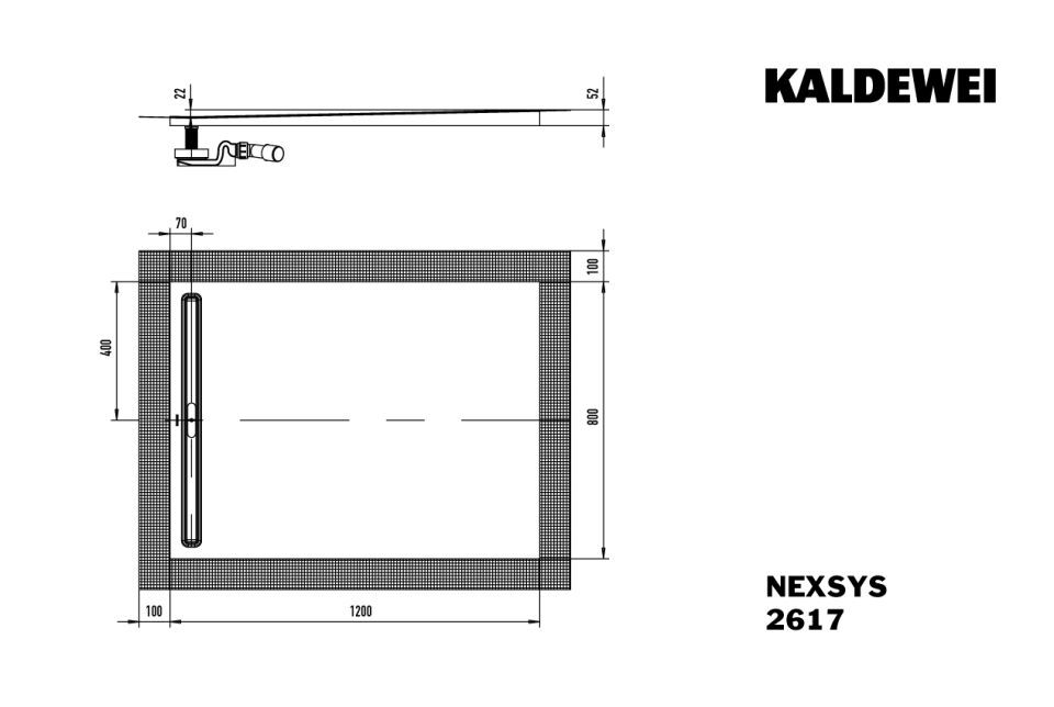 NEXSYS Duschfläche