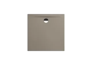 Duschfläche SUPERPLAN ZERO MIT WANNENTRÄGER EXTRAFLACH, Mod.1510-5 700x700mm, warm grey 60