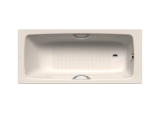 Badewanne CAYONO STAR, Mod.753 1500x700mm pergamon, mit Griffloch, Vollantislip