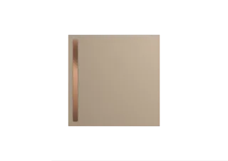 Duschfläche Duschflächensystem NEXSYS, Mod.2612 900x900mm, warm beige 40, m. vormontiertem Dichtsystem u. EPS-Träger