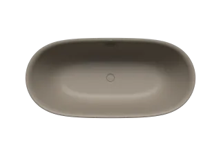 Badewanne MEISTERSTÜCK OYO DUO, Mod.1050 1630x770mm warm grey 60, n. DIN 4109,VDI 4100 SST III, SIA 181, KA4034