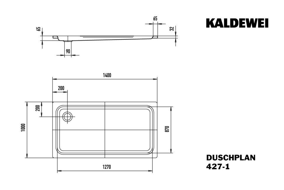 DUSCHPLAN Duschfläche