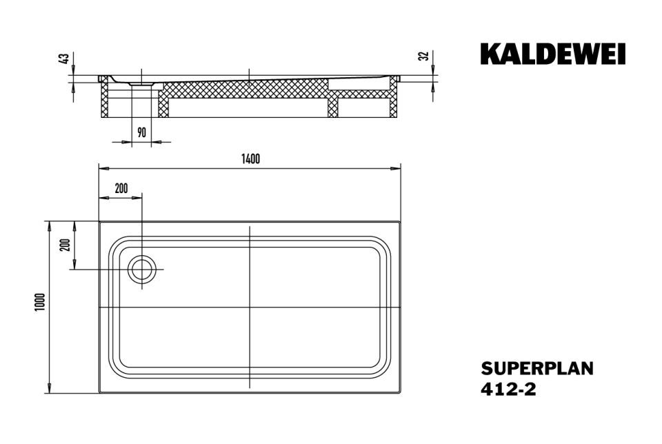SUPERPLAN Duschfläche
