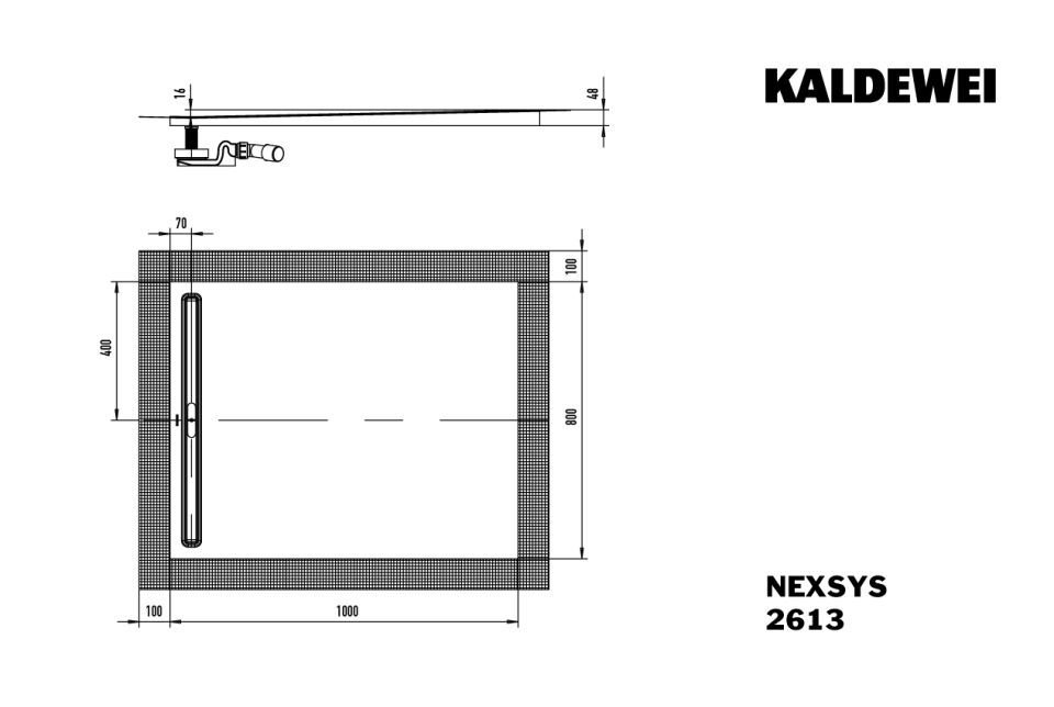 NEXSYS Duschfläche