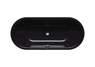 Badewanne CLASSIC DUO OVAL, Mod.116 1700x700mm schwarz, Perl-Effekt