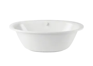 ELLIPSO DUO OVAL freistehend Badewanne, Mod.232-7 1900x1000mm alpinweiß, Invisible Grip, Verkleidungsträger alpinweiß