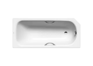 Badewanne SANIFORM V3 STAR, Mod.332-V3 1600x700mm alpinweiß, mit Griffloch, Vollantislip