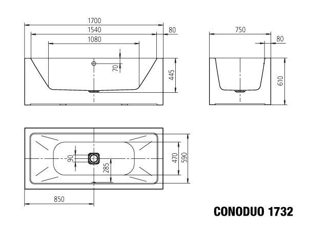 MEISTERSTÜCK CONODUO Badewanne