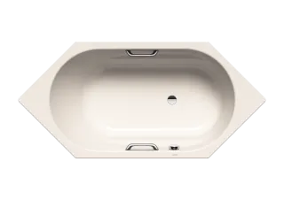 Badewanne VAIO 6 STAR, Mod.959 1900x900mm pergamon, Sonderüberlauf, mit Griffloch