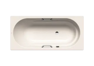 Badewanne VAIO STAR, Mod.961 1700x800mm pergamon, Sonderüberlauf, mit Griffloch, Vollantislip, Perl-Effekt