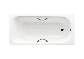 Badewanne SANIFORM PLUS STAR, Mod.330 1400x700mm alpinweiß, mit Griffloch, Vollantislip