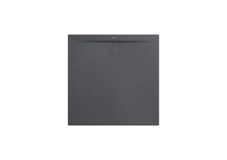 Duschfläche SUPERPLAN ZERO MIT WANNENTRÄGER EXTRAFLACH, Mod.1510-5 700x700mm, cool grey 80