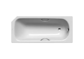 Badewanne SANIFORM PLUS STAR V2, Mod.mit Griffloch 1600x700mm, manhattan