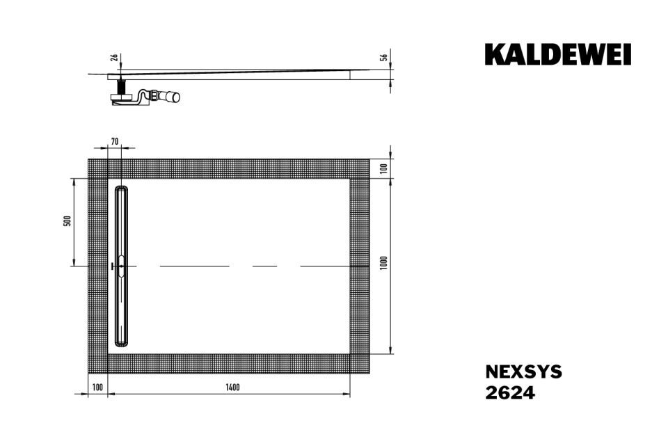 NEXSYS Duschfläche