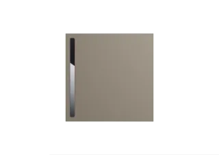 Duschfläche Duschflächensystem NEXSYS, Mod.2612 900x900mm, warm grey 60, m. vormontiertem Dichtsystem u. EPS-Träger