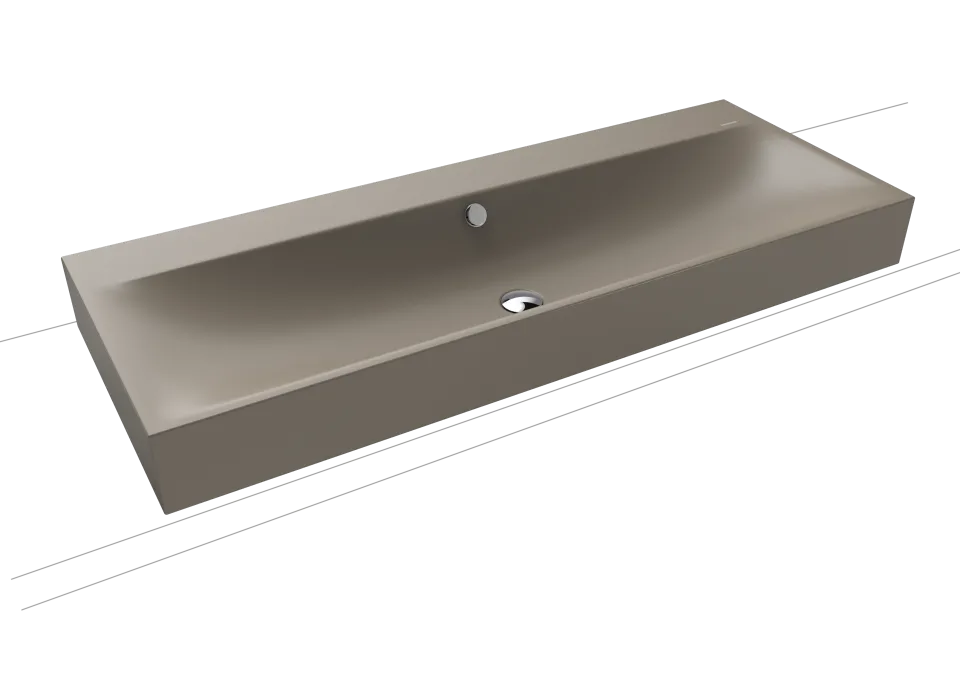 SILENIO AUFSATZWASCHTISCH (RANDHÖHE 120 MM)