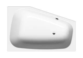 Badewanne PLAZA DUO LINKS, Mod.192 1800x1200mm alpinweiß,