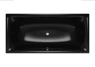 Badewanne SILENIO, Mod.678 1900x900mm schwarz, Perl-Effekt