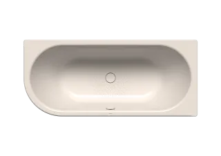 Badewanne CENTRO DUO 1 links, Mod.136 1800x800mm pergamon, mit Griffloch, Antislip, Perl-Effekt
