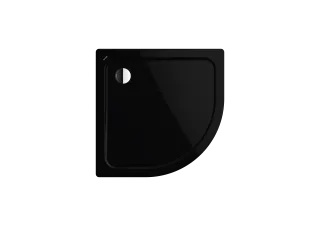 Duschfläche ARRONDO MIT ANGEFORMTER VERKLEIDUNG, Mod.881-2 1000x1000mm, schwarz