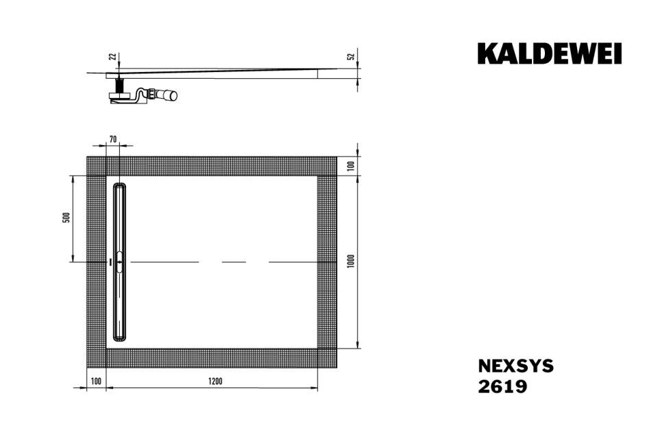 NEXSYS Duschfläche