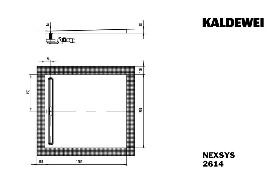 NEXSYS Duschfläche