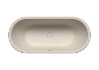 Badewanne CENTRO DUO OVAL, Mod.128-1 1800x800mm warm grey 10, mit Griffloch