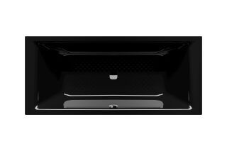 Badewanne PURO NEXT DUO, Mod.1440 1900x900mm, schwarz, Perl-Effekt, Vollantislip
