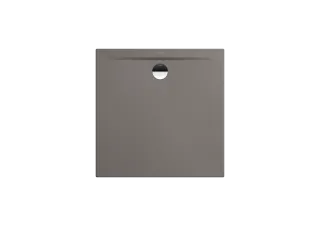 Duschfläche SUPERPLAN ZERO MIT WANNENTRÄGER EXTRAFLACH, Mod.1510-5 700x700mm, warm grey 70