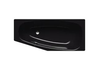 Badewanne MINI links, Mod.836 1570x700mm schwarz,