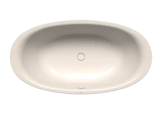 Badewanne ELLIPSO DUO OVAL, Mod.232 1900x1000mm pergamon, mit Griffloch, Perl-Effekt