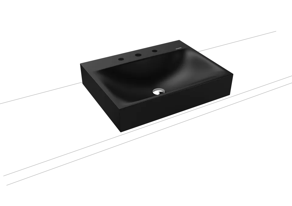 SILENIO AUFSATZWASCHTISCH (RANDHÖHE 120 MM)