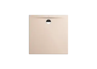 Duschfläche SUPERPLAN ZERO MIT WANNENTRÄGER EXTRAFLACH, Mod.1510-5 700x700mm, bahamabeige