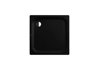 Duschfläche SUPERPLAN CLASSIC, Mod.391-1 1000x1000mm, schwarz matt 100, Perl-Effekt