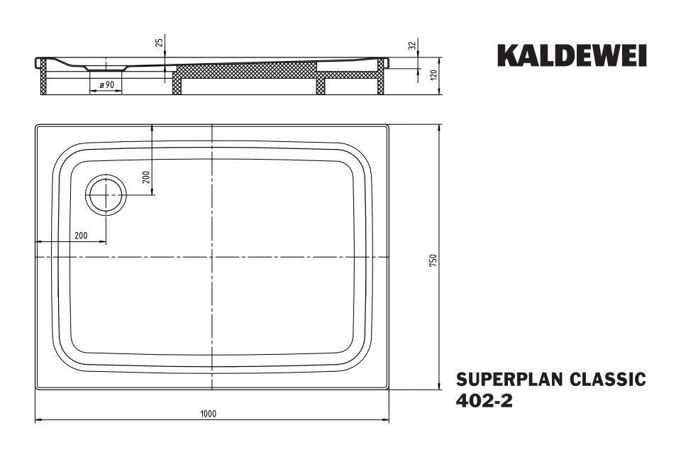 SUPERPLAN Duschfläche