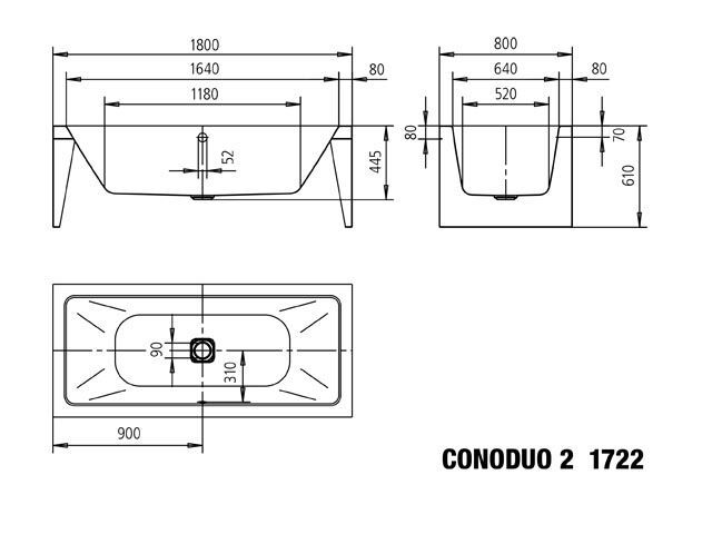 MEISTERSTÜCK CONODUO 2 Badewanne