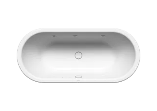 Badewanne CENTRO DUO OVAL, Mod.127 1700x750mm alpinweiß, BODY, links