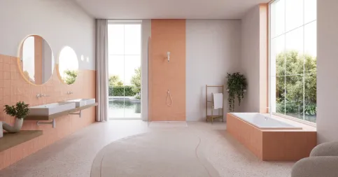 Badewanne und Waschtisch PURO