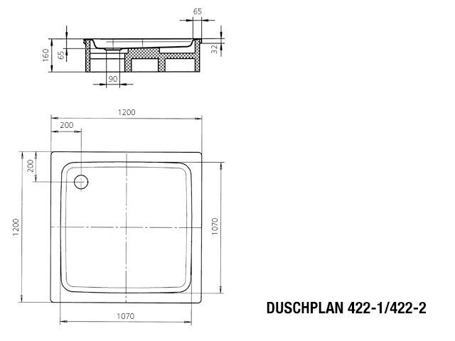 DUSCHPLAN Duschfläche