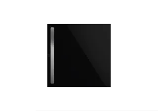 Duschfläche Duschflächensystem NEXSYS, Mod.2610 800x800mm, schwarz, m. vormontiertem Dichtsystem u. EPS-Träger