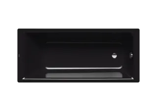 Badewanne PURO, Mod.696 1900x900mm schwarz, Vollantislip