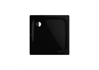 Duschfläche SUPERPLAN CLASSIC MIT WANNENTRÄGER EXTRAFLACH, Mod..386-5 800x800mm, schwarz