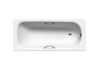 Badewanne SANIFORM PLUS STAR, Mod.333 1600x750mm alpinweiß, mit Griffloch, Antislip