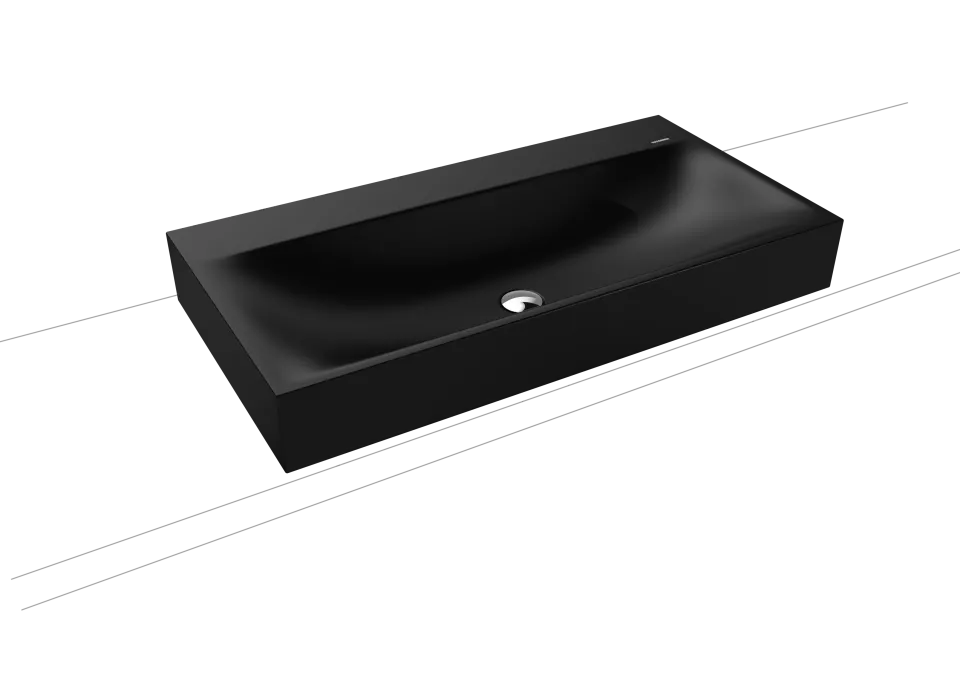 SILENIO AUFSATZWASCHTISCH (RANDHÖHE 120 MM)