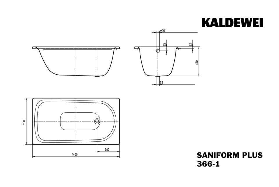 SANIFORM PLUS Badewanne