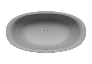 Badewanne ELLIPSO DUO OVAL, Mod.232 1900x1000mm cool grey 30,