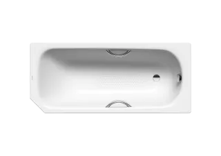 Badewanne SANIFORM PLUS STAR V1, Mod.332 1600x700mm alpinweiß, mit Griffloch, Vollantislip