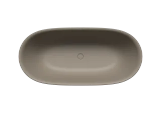 Badewanne MEISTERSTÜCK OYO DUO, Mod.1050 1630x770mm warm grey 60, ohne Überlauf, n. DIN 4109,VDI 4100 SST III, SIA 181, KA4035