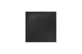 Duschfläche ALUVIA, Mod.3253 900x900mm, schwarz matt 100, Invisible Grip, SolidLite